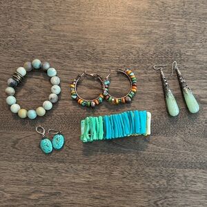 Bundle of costume jewelry